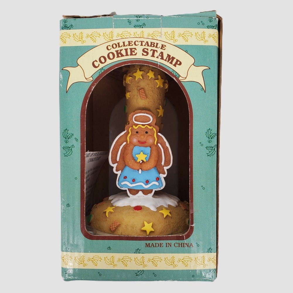Rite Aid Collectable Cookie Stamp Gingerbread Angel Christmas 972263-VII Vintage